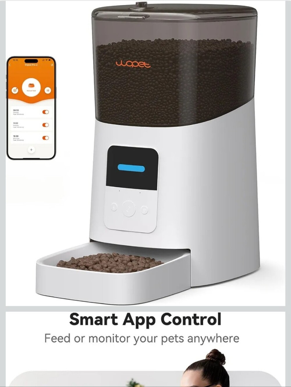 Wopet 6L Automatic Pet Feeder